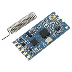 Receptor / Transmissor RF 433MHz SI4463 HC12 1000 Metros + Antena