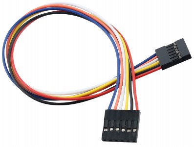 Cabo Jumper 6 Pinos 20cm Fêmea-Fêmea - Imagem 1