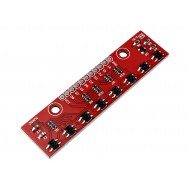 Sensor de Reflet&acirc;ncia Anal&oacute;gico com 8 Sensores Infravermelhos de Linha