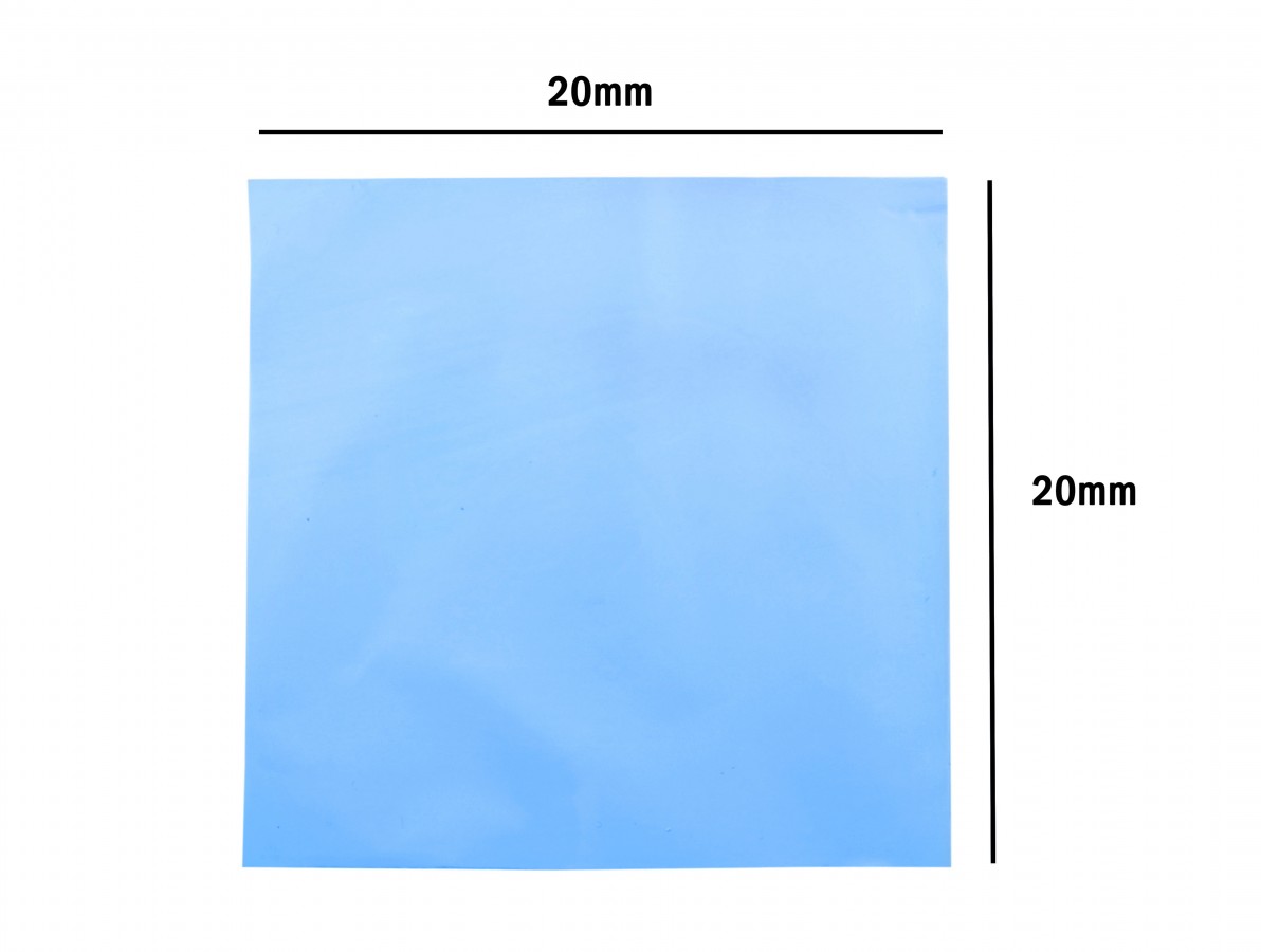 Adesivo Térmico de Silicone de Alta Condutividade 0,5mm - 10x10cm