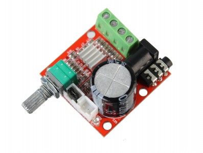 Mini Amplificador de Som PAM8610 Estéreo 2 Canais 15W + 15W - Imagem 1