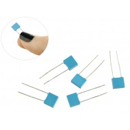 Capacitor de Poliéster 100nF 63V (0,1uF/100KpF/100K/104) - Kit com 5 Unidades