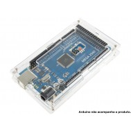 Case para Arduino Mega com Parafusos em Acrílico Transparente