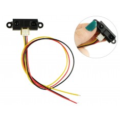 Sensor Sharp GP2Y0A21YK0F Infravermelho de Longo Alcance para Arduino - 10 a 80cm + Cabo JST