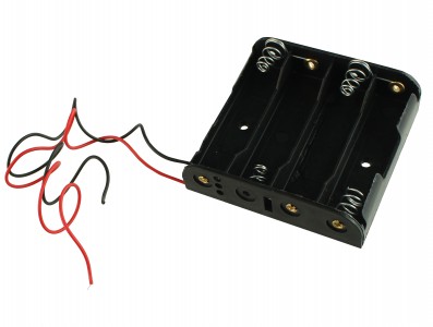Suporte para Pilhas AA - 4 Slots - Imagem 1