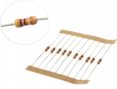 Resistor 470R 1/4W - Kit com 10 unidades - Imagem 1