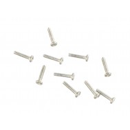 Mini Parafuso M2 x 8mm Metálico - Kit com 10 unidades