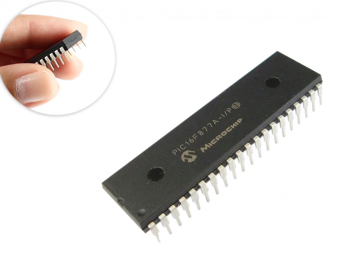Microcontrolador PIC16F877A para Projetos- Imagem 1