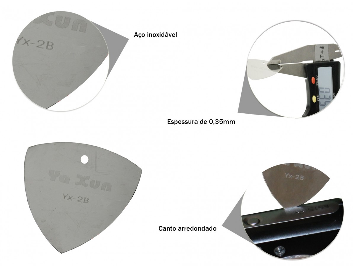 Palheta em Aço Inox para Abertura de Equipamentos Eletrônicos - Yx-2B- Imagem 4