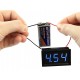 MINI VOLTIMETRO DIGITAL DC MEDIDOR DE PAINEL 3.3V-17V LED AZUL - Thumb 2