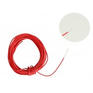 Cabo Flexível TiaFlex 5m Fio 0,14mm² 26AWG - Vermelho