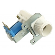 Válvula Solenoide para Água 12V NF 180° (3/4 x mang. 1/2) - Com Suporte