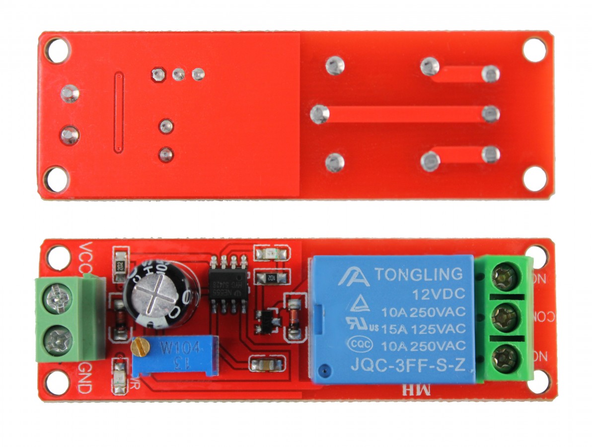 Modulo Rele De Atraso 12v Timer Ajustável - OFA Ambiental