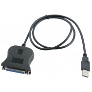 Cabo Conversor USB para Porta Paralela DB25 Fêmea