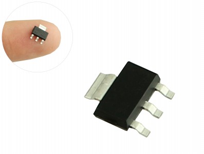 Regulador de Tensão SMD AMS1117 5V para Projetos - Imagem 1