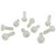 Parafuso Plástico em Nylon M3 x 8mm Phillips (Branco) - Kit com 10 unidades - Thumb 2