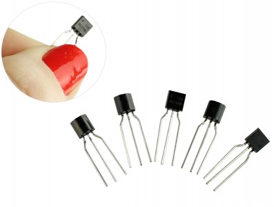 Transistor BC548 NPN para Projetos - Kit com 5 unidades - Imagem 1