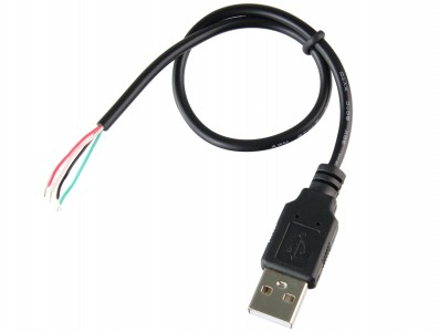 Cabo USB Macho Com 4 Fios DIY - Imagem 1