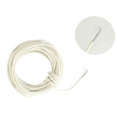 Cabo Flexível TiaFlex 5m Fio 0,50mm² 20AWG - Branco