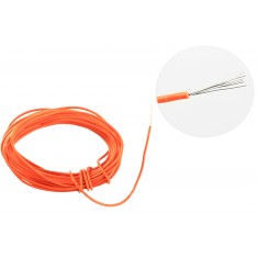 Cabo Flexível TiaFlex 5m Fio 0,14mm² 26AWG - Laranja