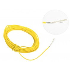Cabo Flexível TiaFlex 5m Fio 0,14mm² 26AWG - Amarelo