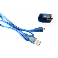 Cabo Micro USB 51cm para Arduino Leonardo, Yún, Micro, DUE, Raspberry Pi e Digispark - Azul