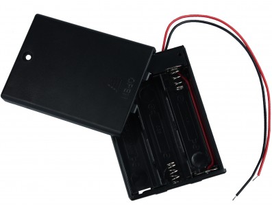 Suporte para Pilhas AA - 3 Slots - Imagem 1
