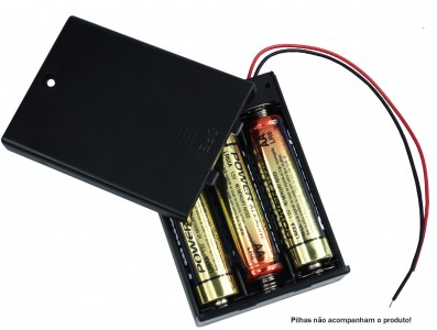 Suporte para Pilhas AA - 3 Slots - Imagem 2