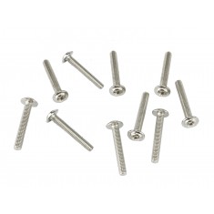 Parafuso M3 x 20mm Metálico - Kit com 10 unidades