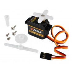 Micro Servo Emax Es08ma II 180° 2.0Kgf.cm de Posição com Engrenagens Metálicas