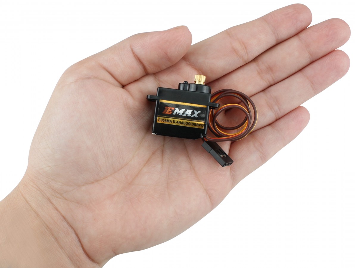 Servo Emax Es08ma II 180g com Engrenagens Metálicas UsinaInfo