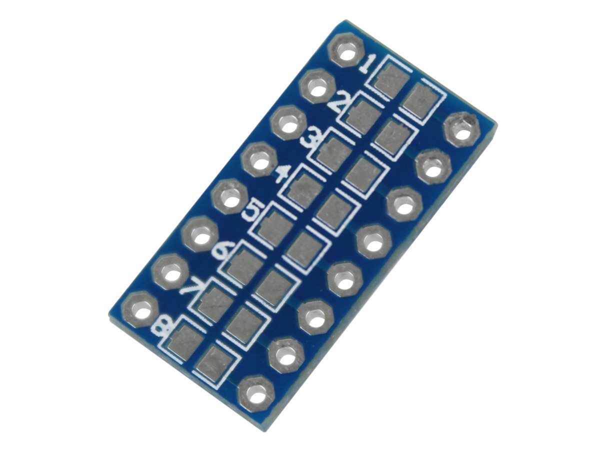 10 rebanadas SMD/smt componentes 0805 0603 0402 a dip adaptador placa konve SJ