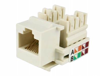 TOMADA KEYSTONE RJ45/CAT5E - Imagem 1