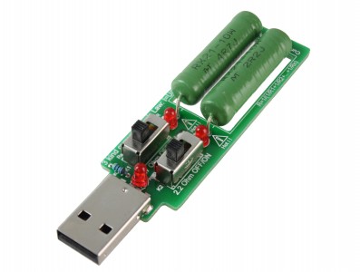 RESISTOR DE DESCARGA USB  2A / 3A - Imagem 1