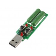 Resistor de Carga e Descarga USB 1A / 2A / 3A para Testes