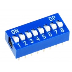 DIP Switch / Chave DIP 8 vias