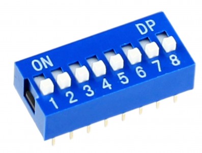DIP Switch / Chave DIP 8 vias - Imagem 1