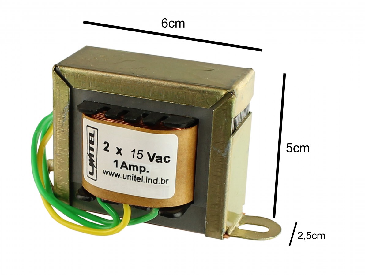 Transformador 220V/15V