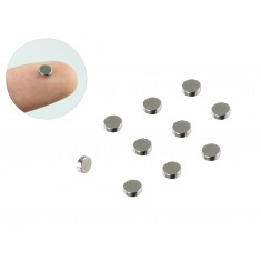 Imã De Neodímio N35 Super Forte 5mm X 2mm - Kit com 10 Unidades