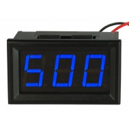 Voltímetro Digital 3 Dígitos LED 30V a 500VAC - Azul