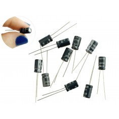 Capacitor Eletrolítico 10uF 100V - Kit com 10 Unidades