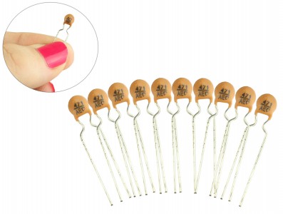 Capacitor Cerâmico 470pF 50V (471) - Kit com 10 unidades - Imagem 1