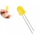 LED Amarelo 10mm Difuso