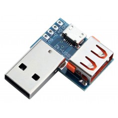 Adaptador USB 3 em 1 para Micro USB, USB fêmea e DIP