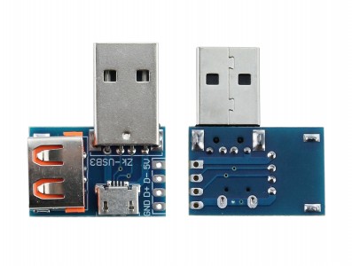 Adaptador USB 3 em 1 para Micro USB, USB fêmea e DIP - Imagem 3