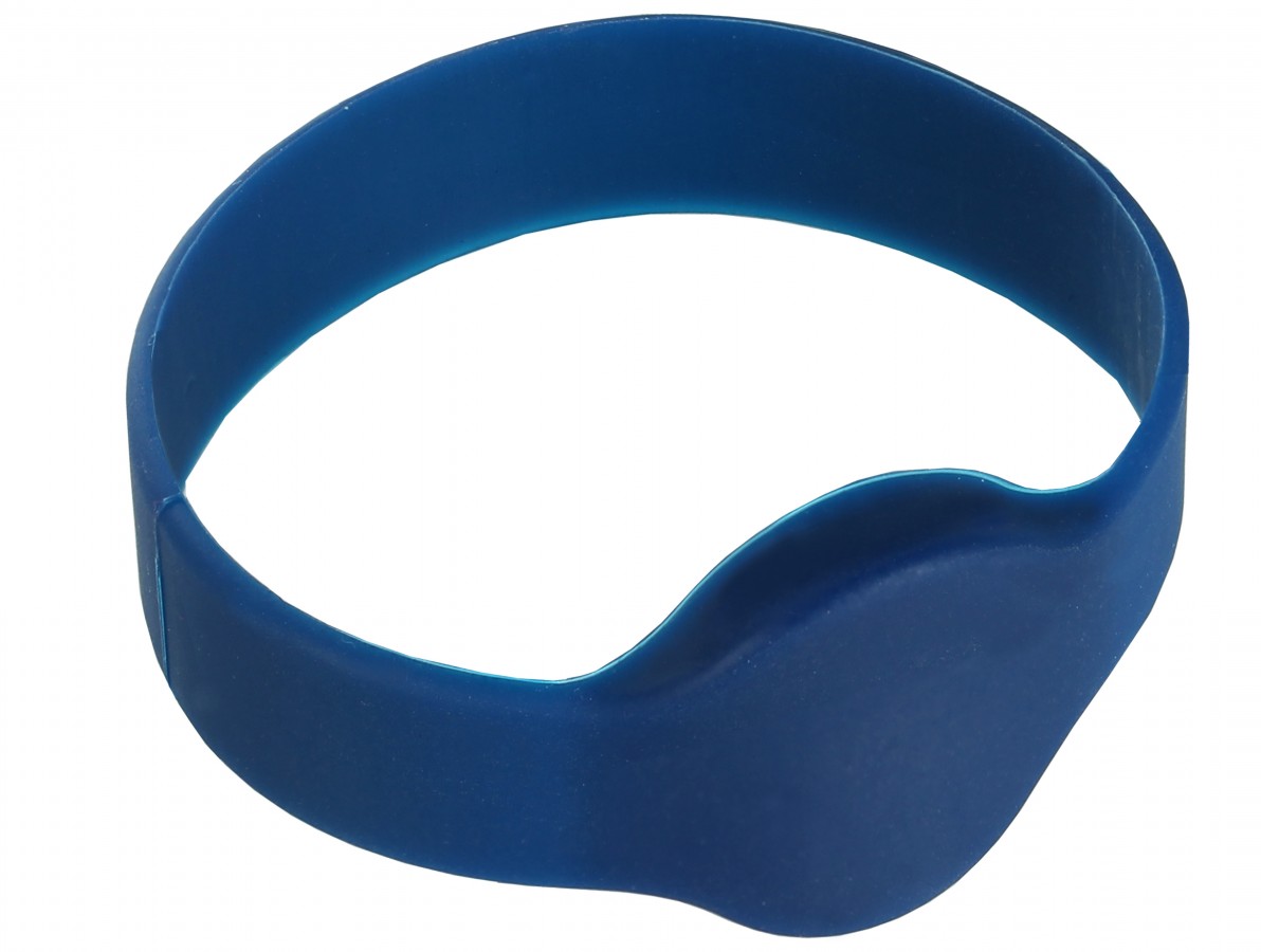 Pulseira RFID 13.56MHz em Silicone - Azul- Imagem 2