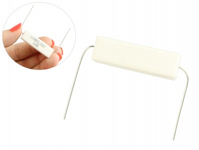 Resistor de Porcelana 10W 12R - 10WS12 - Imagem 1