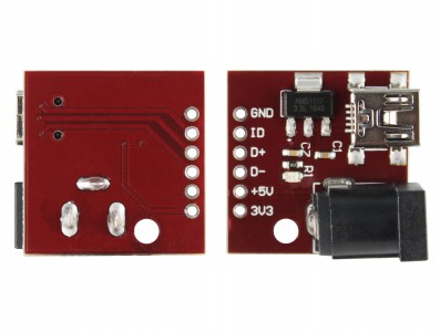 Regulador de Tensão 3.3V e 5-12V Step Down DC AMS1117 (Para Menos) com Conexão P4 e Mini USB - Imagem 3