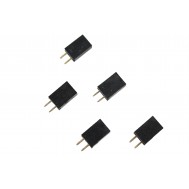 Barra de 2 Pinos 2,54mm Fêmea / Conector Empilhável para PCI - Kit com 5 unidades