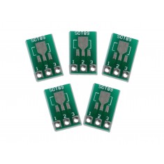 Adaptador Sot223 / Sot89 SMD Para DIP - Kit com 5 Unidades